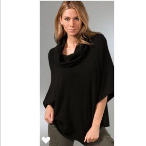 100% Cashmere JOIE "Celia" sweater poncho cape sweater L